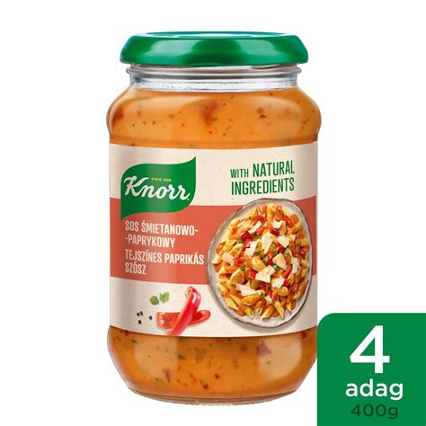 Knorr tejszínes paprikás szósz inspirációs képek