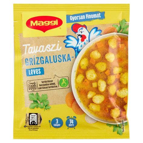 Bögrés levesek kínálata a boltban