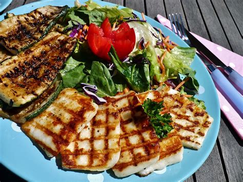 Grillezett sajt fűszerekkel