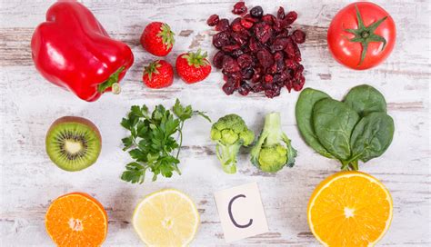 C-vitaminban gazdag ételek táblázata