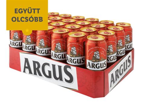 Argus citromos sör címkéje