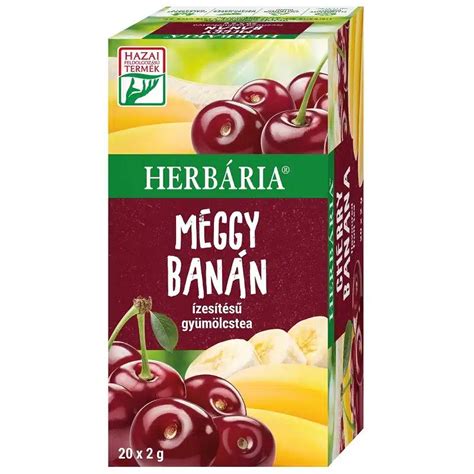 Friss meggy és banán