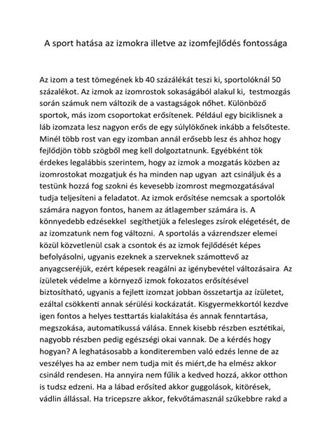 Nitrát hatása az izmokra
