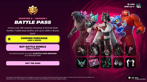 Fortnite Chapter 6 Season 4 Battle Pass skinek