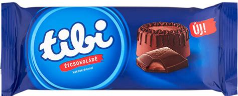 A Tibi csokoládé logója és egy vintage reklám