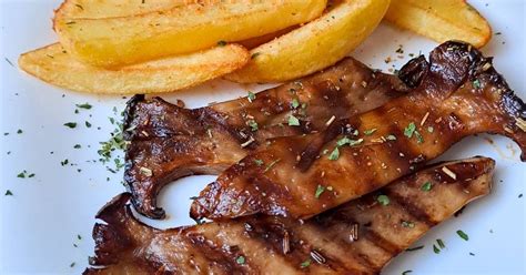 Grillezett ördögszekér gomba