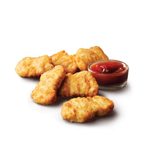 KFC nuggets tálalva