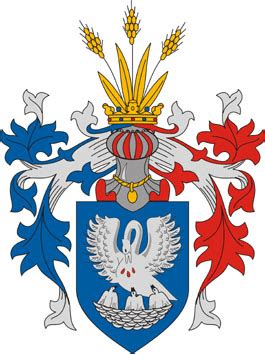 Gödöllő város címere és tészta csomagolás