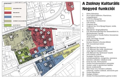 Zsolnay Negyed térkép