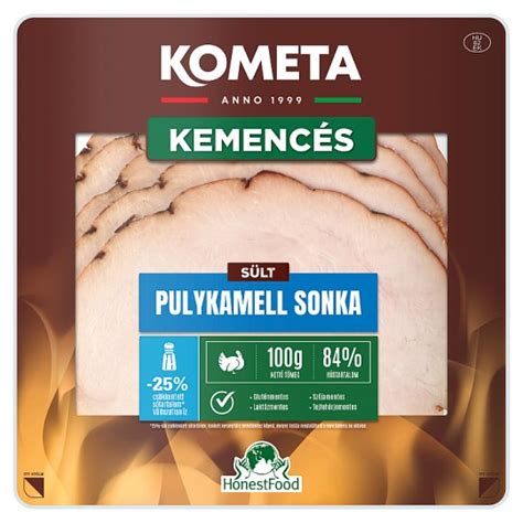 Kométa logó és Classic Sonka csomagolása