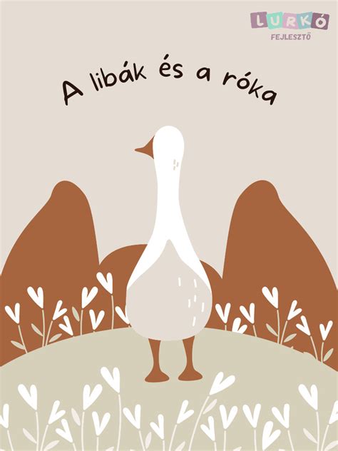 Illusztráció: ravasz róka és libák