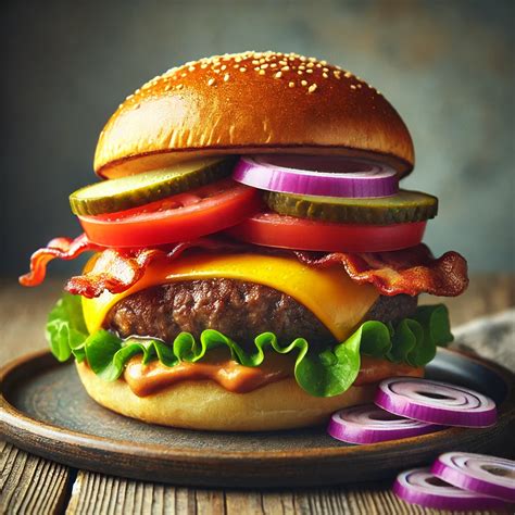 Tálalt amerikai stílusú csirkemell burger