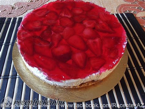 Zselatinnal készült torta