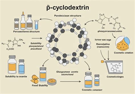 Ciklodextrin molekula szerkezete