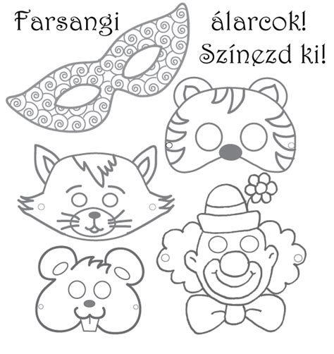 Farsangi maskarák és álarcok