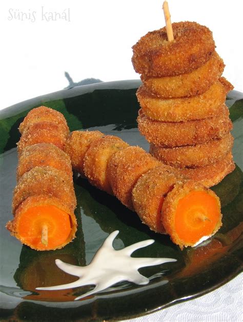 Rántott sárgarépa rizzsel