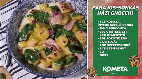 Parajos-sonkás házi gnocchi