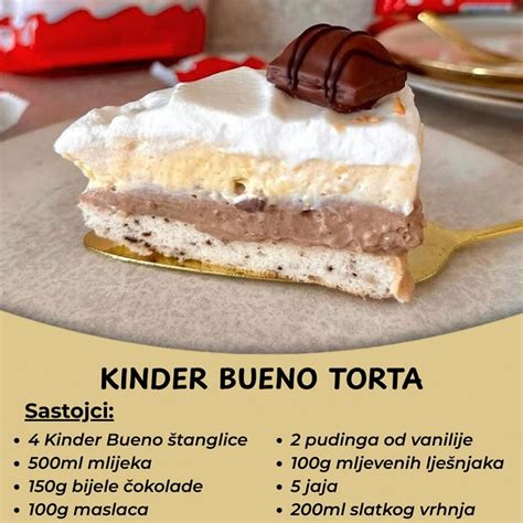 Díszített Kinder torta felülnézetből