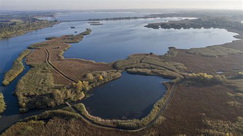 A Tisza-tó látképe madártávlatból