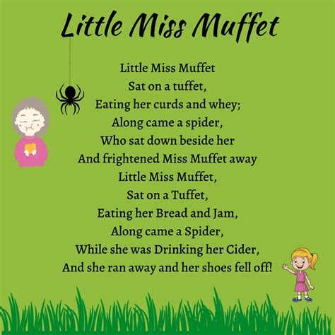 Little Miss Muffet illusztráció