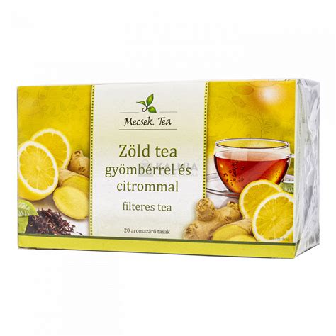 Gyömbér tea, méz és citrom