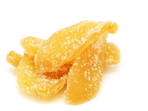 Kandírozott gyömbér szeletek