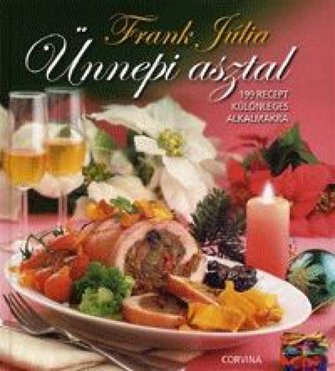 Frank Júlia karácsonyi receptek könyv borítója