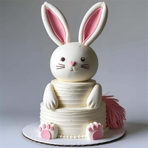 Various rabbit cake designs