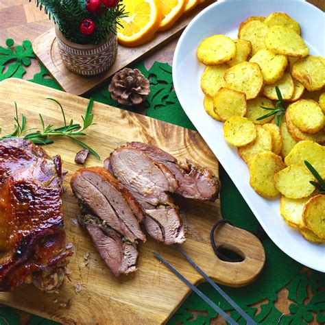 Chilis-narancsos mázzal bevont pulykacomb