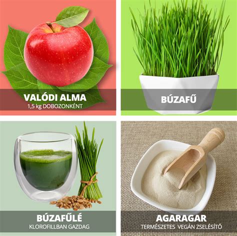 Tápanyag összetevők diagramja