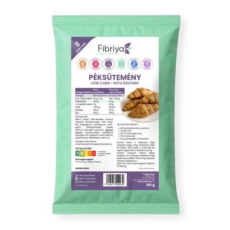 A Fibriya Univerzális Rostmix csomagolása és tápérték-összehasonlítás