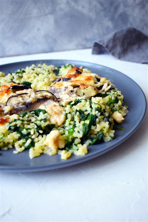 Ízletes padlizsános bulgur