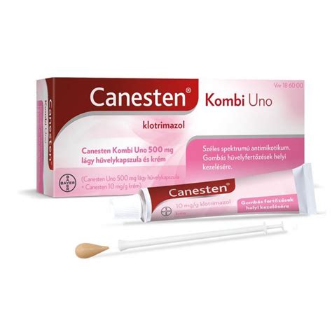 A Canesten Kombi Uno csomagolása