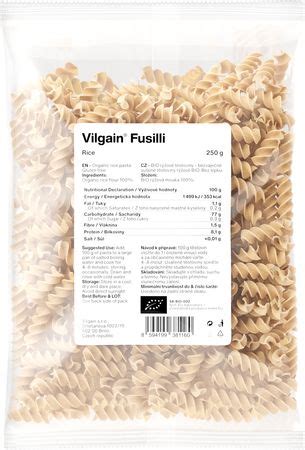 Bio fusilli tészta