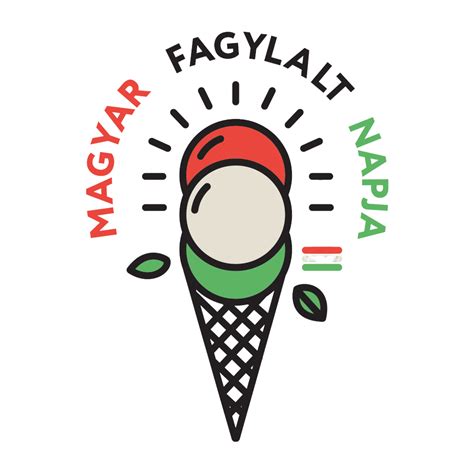 A Magyar Fagylalt Napja logó