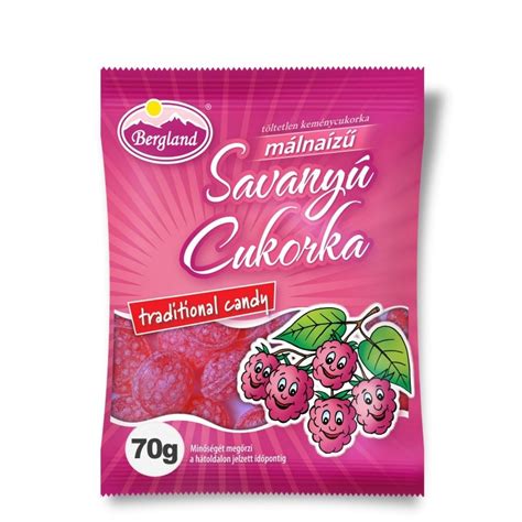 A Bergland Savanyú cukor 70g-os csomagolása