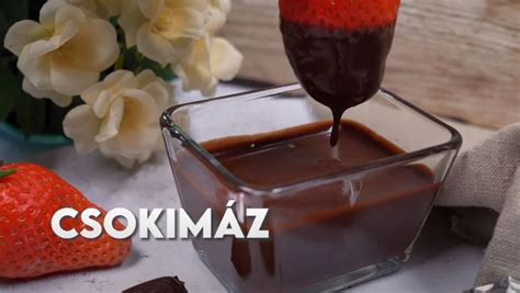 csokoládé máz készítése