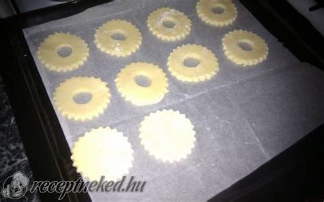 Lekváros linzer karikák