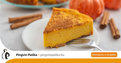 Kész sütőtökös pite sütőből kivéve