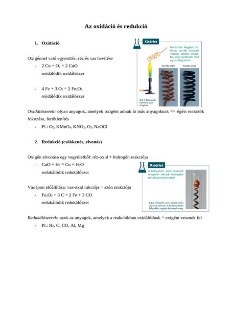 Oxidáció és mikrobiológiai szennyeződés