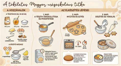 Húsvéti mézeskalács recept illusztráció