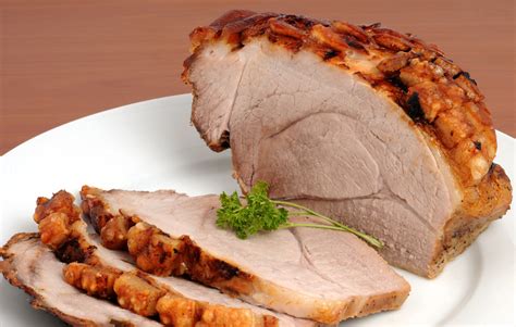 sült sertéscomb szeletelve