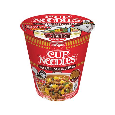 Táblázat a Nissin Cup Noodles garnéla ízű tésztaleves tápérték adataival