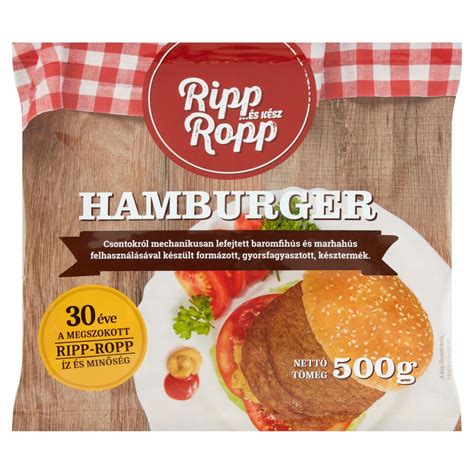 Tesco gyorsfagyasztott hamburger termékek