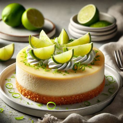 frissítő lime-os sajttorta szelet