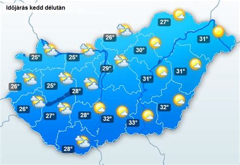 Időjárás térkép