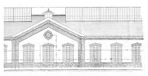 Kocsiszerelő műhely, keleti homlokzat