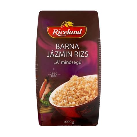 Barna rizs alapú gluténmentes termékek