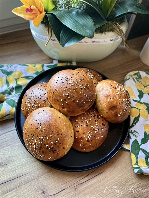 Hamburgerzsemle sütése