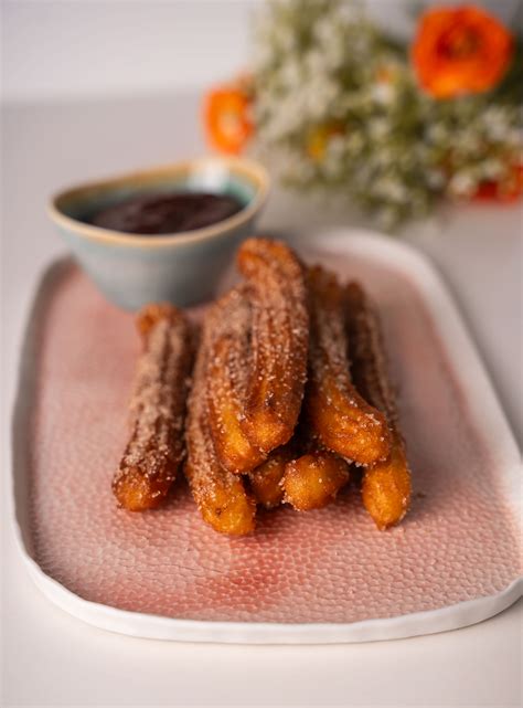 Churros csokiszósszal
